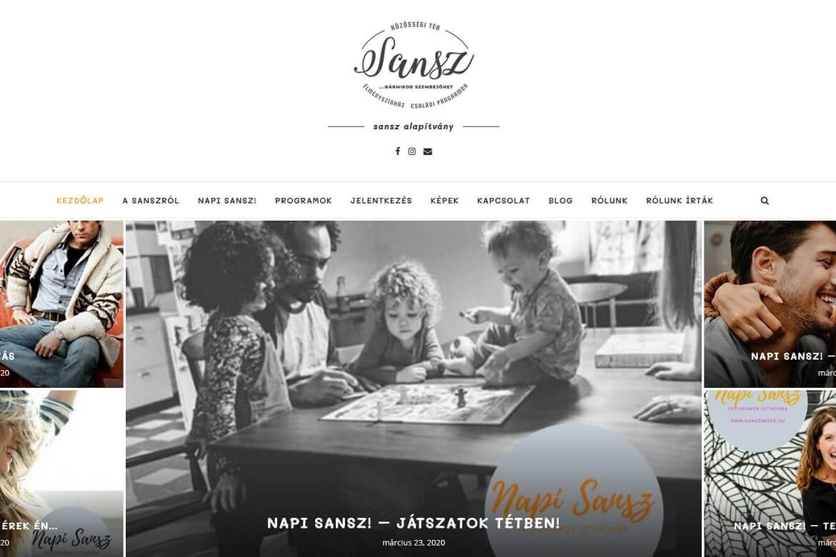 Sansz - Bármikor szembejöhet - Profi WebDesign